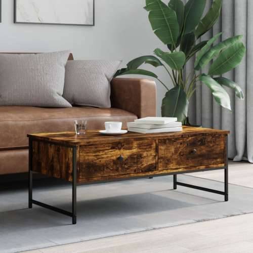 Stolić za kavu boja hrasta 101x49x39,5 cm konstruirano drvo - Dimljeni hrast 1 Cijena