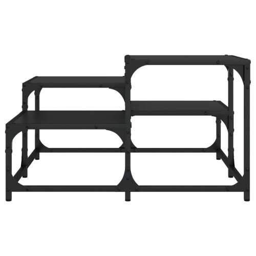 Stolić za kavu crni 68x68x40 cm od konstruiranog drva - Crna 68 x 68 x 40 cm 1 Cijena
