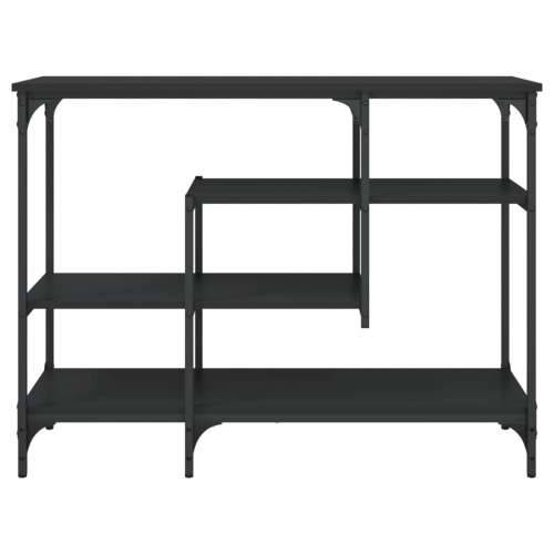 Konzolni stol s policama crni 100 x 35 x 75 cm - Crna 1 Cijena