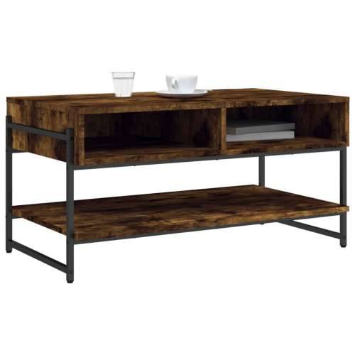 Stolić za kavu boja hrasta 90x50x45 cm konstruirano drvo - Dimljeni hrast 1 Cijena