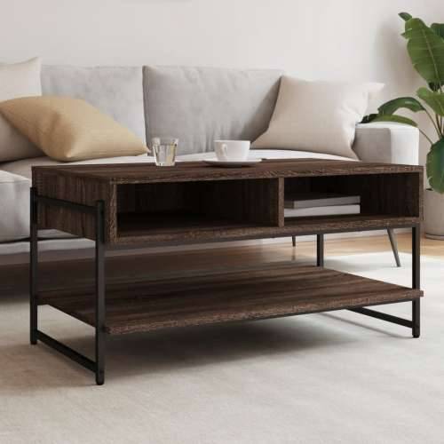 Stolić za kavu boja hrasta 90x50x45 cm konstruirano drvo - Smeđi hrast 1 Cijena