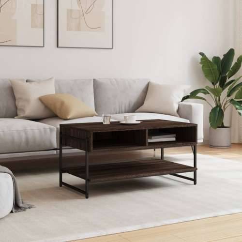 Stolić za kavu boja hrasta 90x50x45 cm konstruirano drvo - Smeđi hrast 1 Cijena