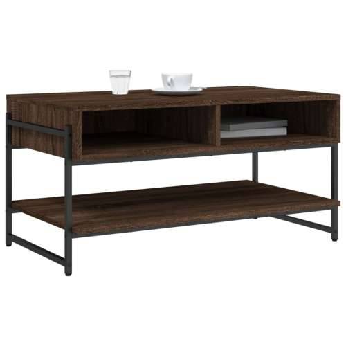 Stolić za kavu boja hrasta 90x50x45 cm konstruirano drvo - Smeđi hrast 1 Cijena