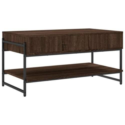 Stolić za kavu boja hrasta 90x50x45 cm konstruirano drvo - Smeđi hrast 1 Cijena