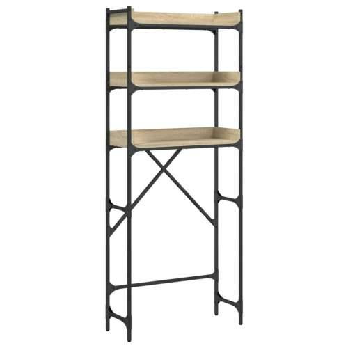 Polica za perilicu rublja boja hrasta 67x25x163 cm drvena - sonoma hrast 1 Cijena