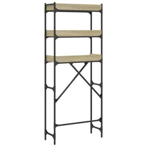 Polica za perilicu rublja boja hrasta 67x25x163 cm drvena - sonoma hrast 1 Cijena