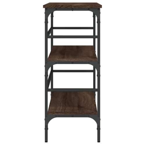 Konzolni stol boja smeđeg hrasta 100x32x75 cm konstruirano drvo - Smeđi hrast 1 Cijena