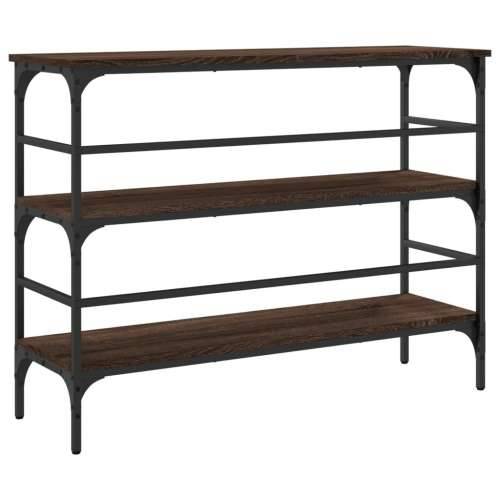 Konzolni stol boja smeđeg hrasta 100x32x75 cm konstruirano drvo - Smeđi hrast 1 Cijena