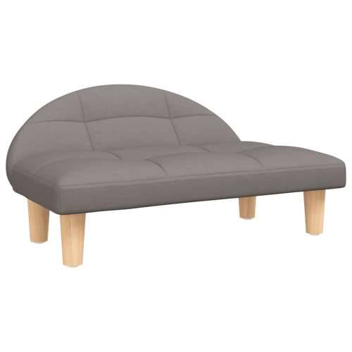 Krevet za pse smeđesivi 70x52x30 cm od tkanine - Sivo-smeđa tkanina Cijena