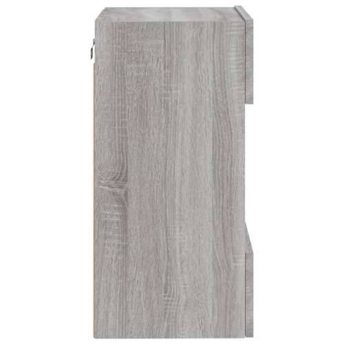 Zidni TV ormarići LED 2 kom siva boja hrasta 40 x 30 x 60,5 cm - Sivi hrast sonoma 2 40 cm Cijena