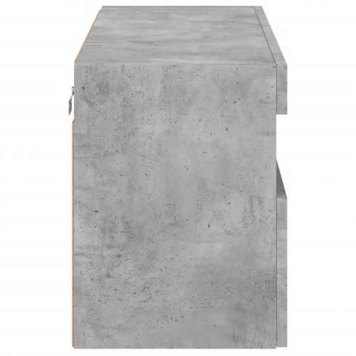TV ormarić s LED svjetlima siva boja betona 80x30x40 cm - Beton siva 1 80 cm Cijena
