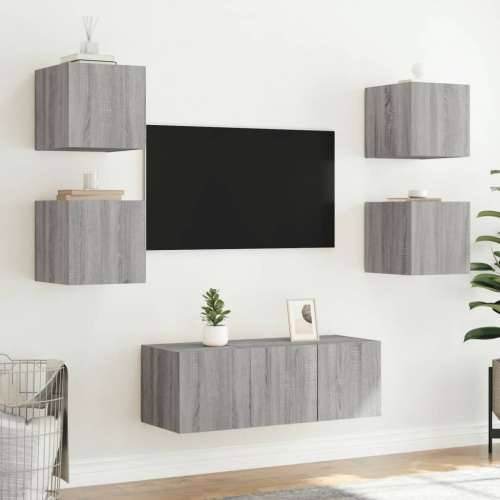 Zidni TV ormarići LED 2 kom siva boja hrasta 30,5 x 35 x 30 cm - Sivi hrast sonoma 30.5 x 35 x 30 cm 2 Cijena