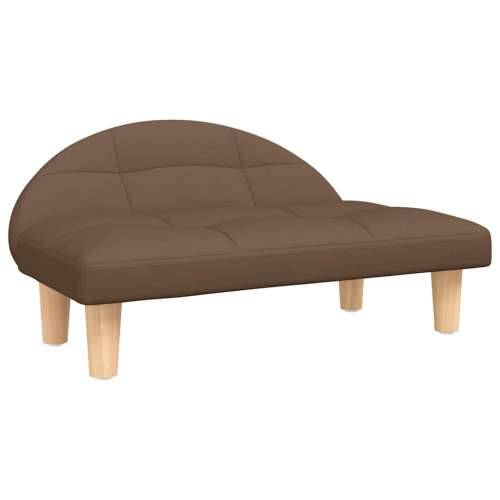 Krevet za pse smeđi 70x52x30 cm od tkanine - Smeđa tkanina Cijena