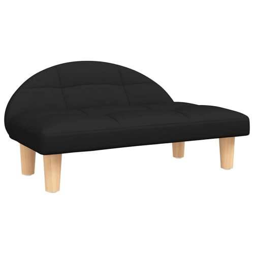 Krevet za pse crni 70x52x30 cm od tkanine - Crna tkanina Cijena