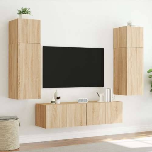 Zidni TV ormarić s LED svjetlima boja hrasta 60 x 35 x 41 cm - sonoma hrast 60 x 35 x 41 cm 1 Cijena