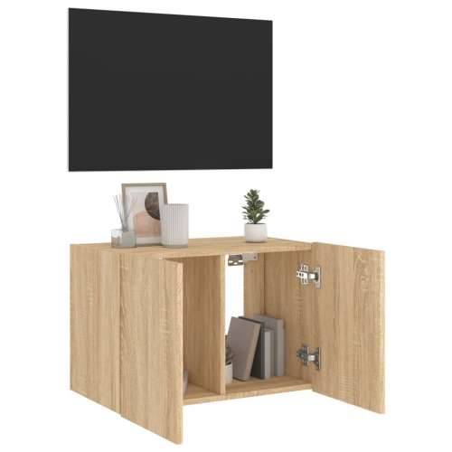Zidni TV ormarić s LED svjetlima boja hrasta 60 x 35 x 41 cm - sonoma hrast 60 x 35 x 41 cm 1 Cijena