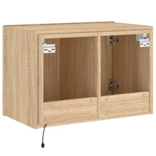 Zidni TV ormarić s LED svjetlima boja hrasta 60 x 35 x 41 cm - sonoma hrast 60 x 35 x 41 cm 1 Cijena
