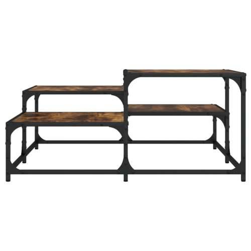 Stolić za kavu boja hrasta 87,5x87,5x40 cm konstruirano drvo - Dimljeni hrast 87.5 x 87.5 x 40 cm 1 Cijena