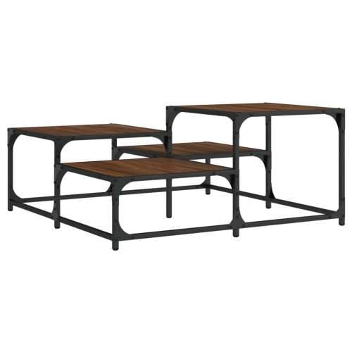 Stolić za kavu boja hrasta 87,5x87,5x40 cm konstruirano drvo - Smeđi hrast 87.5 x 87.5 x 40 cm 1 Cijena
