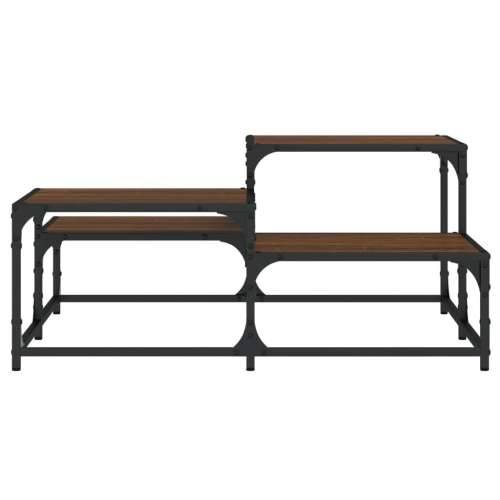 Stolić za kavu boja hrasta 87,5x87,5x40 cm konstruirano drvo - Smeđi hrast 87.5 x 87.5 x 40 cm 1 Cijena