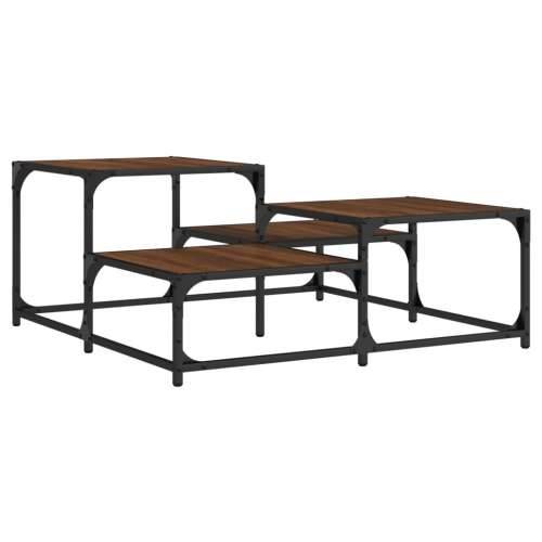Stolić za kavu boja hrasta 87,5x87,5x40 cm konstruirano drvo - Smeđi hrast 87.5 x 87.5 x 40 cm 1 Cijena