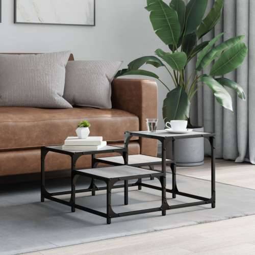 Stolić za kavu boja sivog hrasta 68x68x40 cm konstruirano drvo - Sivi hrast sonoma 68 x 68 x 40 cm 1 Cijena