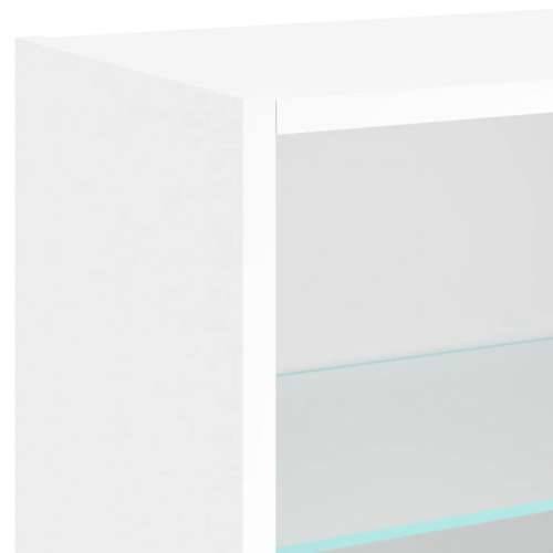 Noćni ormarići s LED svjetlima zidni bijeli - Bijela 2 40 cm Cijena