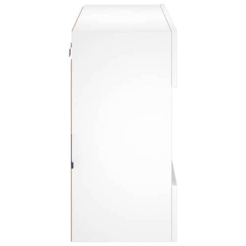 Zidni TV ormarić s LED svjetlima bijeli 78,5x30x60,5 cm - Bijela 1 78.5 cm Cijena