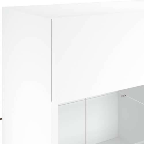 Zidni TV ormarić s LED svjetlima bijeli 78,5x30x60,5 cm - Bijela 1 78.5 cm Cijena