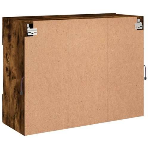 Zidni TV ormarić s LED svjetlima boja hrasta 78,5x30x60,5 cm - Dimljeni hrast 1 78.5 cm Cijena