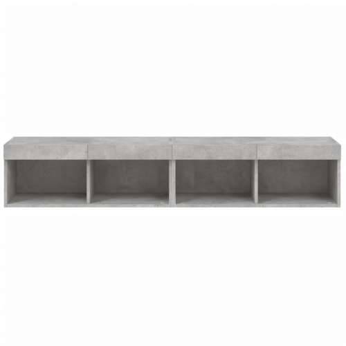 TV ormarići s LED svjetlima 2 kom siva boja betona 80x30x30 cm - Beton siva 2 80 cm Cijena