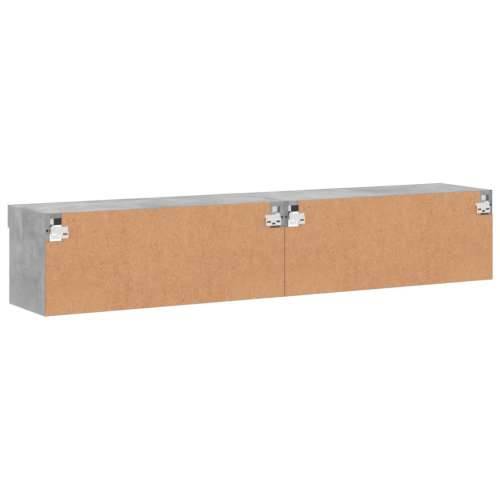 TV ormarići s LED svjetlima 2 kom siva boja betona 80x30x30 cm - Beton siva 2 80 cm Cijena