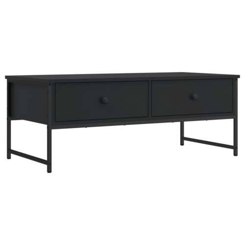 Stolić za kavu crni 101 x 49 x 39,5 cm od konstruiranog drva - Crna 1 Cijena