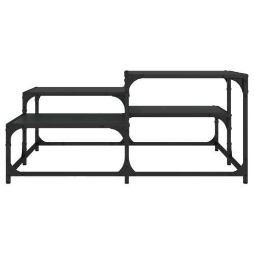 Stolić za kavu crni 87,5x87,5x40 cm od konstruiranog drva - Crna 87.5 x 87.5 x 40 cm 1 Cijena