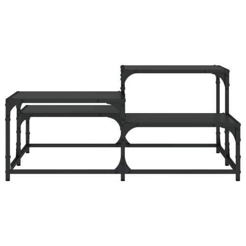 Stolić za kavu crni 87,5x87,5x40 cm od konstruiranog drva - Crna 87.5 x 87.5 x 40 cm 1 Cijena