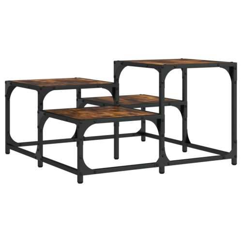 Stolić za kavu boja hrasta 68x68x40 cm konstruirano drvo - Dimljeni hrast 68 x 68 x 40 cm 1 Cijena