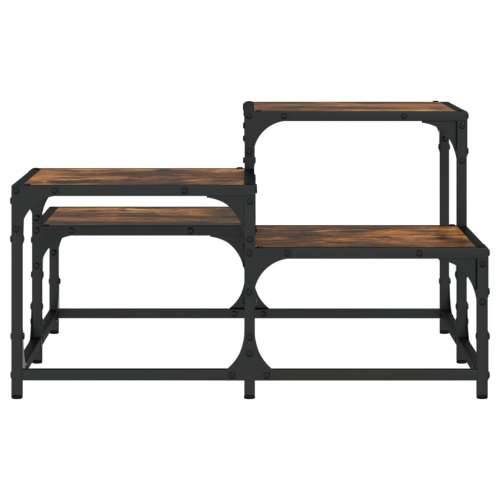 Stolić za kavu boja hrasta 68x68x40 cm konstruirano drvo - Dimljeni hrast 68 x 68 x 40 cm 1 Cijena