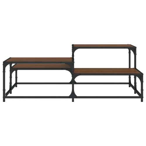 Stolić za kavu boja hrasta 107 x 107 x 40 cm konstruirano drvo Smeđi hrast 107 x 107 x 40 cm 1 Cijena