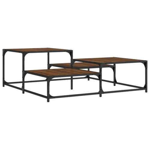 Stolić za kavu boja hrasta 107 x 107 x 40 cm konstruirano drvo Smeđi hrast 107 x 107 x 40 cm 1 Cijena
