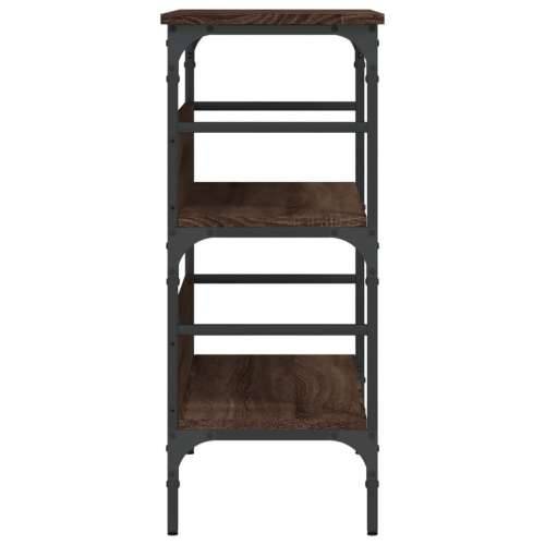 Konzolni stol smeđa boja hrasta 75x32x75 cm konstruirano drvo - Smeđi hrast 1 75 cm Cijena