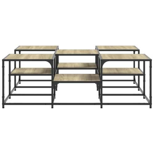 Stolić za kavu boja hrasta 121x121x40 cm konstruirano drvo - sonoma hrast 121 x 121 x 40 cm 1 Cijena