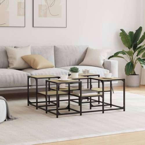 Stolić za kavu boja hrasta 91x91x40 cm konstruirano drvo - sonoma hrast 91 x 91 x 40 cm 1 Cijena