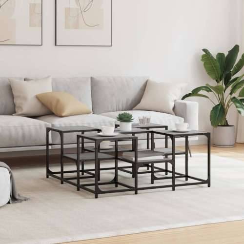 Stolić za kavu boja hrasta sonome 91x91x40 cm konstruirano drvo - Sivi hrast sonoma 91 x 91 x 40 cm 1 Cijena