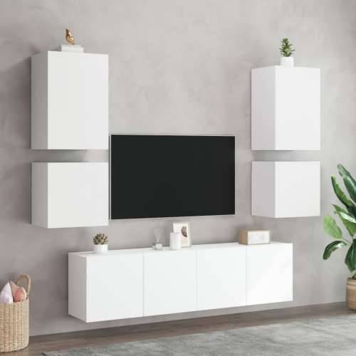 Zidni TV ormarići 2 kom bijeli 40,5x30x40 cm konstruirano drvo - Bijela 2 40 cm Cijena