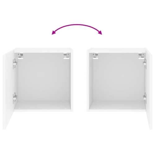 Zidni TV ormarići 2 kom bijeli 40,5x30x40 cm konstruirano drvo - Bijela 2 40 cm Cijena