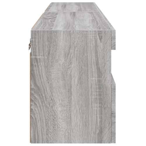 Zidni TV ormarići LED 2 kom siva boja hrasta 60x30x40 cm - Sivi hrast sonoma 2 60 cm Cijena