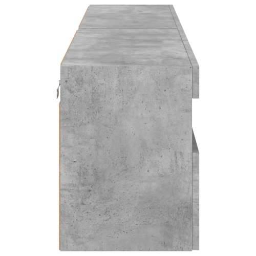 Zidni TV ormarići LED 2 kom boja betona 80x30x40 cm - Beton siva 2 80 cm Cijena