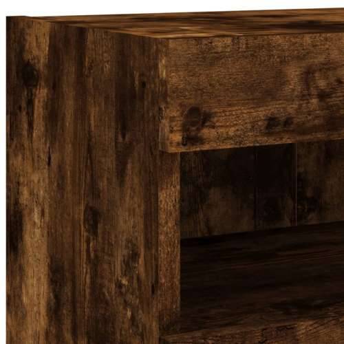Zidni TV ormarići LED 2 kom boja hrasta 80x30x40 cm - Dimljeni hrast 2 80 cm Cijena