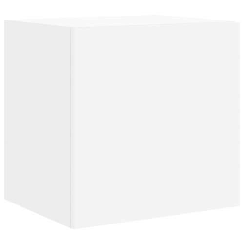 Zidni TV ormarić s LED svjetlima bijeli 40,5 x 35 x 40 cm - Bijela 40.5 x 35 x 40 cm 1 Cijena