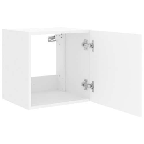 Zidni TV ormarić s LED svjetlima bijeli 40,5 x 35 x 40 cm - Bijela 40.5 x 35 x 40 cm 1 Cijena